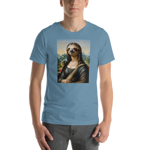 Monalisloth Unisex T-shirt Front Print