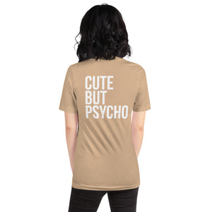 Cute But Psycho Short-Sleeve Unisex T-Shirt