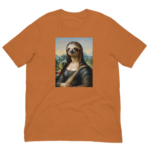 Monalisloth Unisex T-shirt Front Print