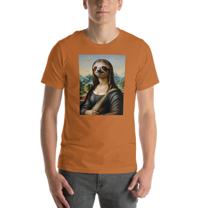 Monalisloth Unisex T-shirt Front Print