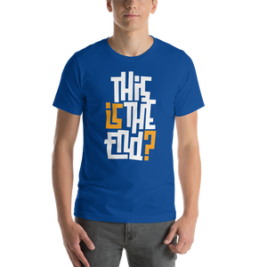 IS/THIS IS THE END? White Yellow Short-Sleeve Unisex T-Shirt