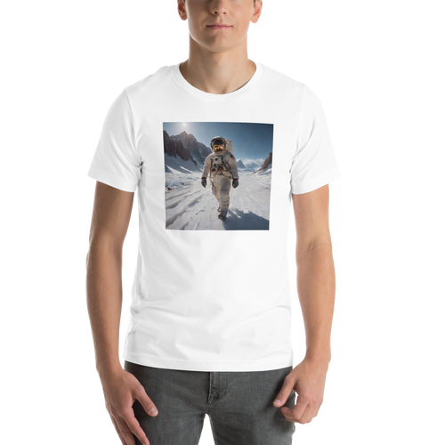 Astronaut Snow Unisex T-shirt