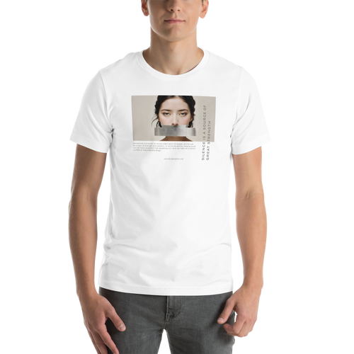 Silence Lao Tzu Unisex T-shirt Front Print