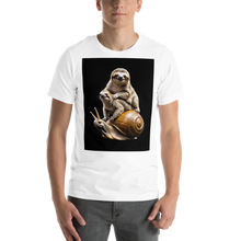 Sloth Riding A Snail Unisex T-shirt Front Print