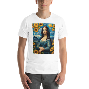 Monalisa Painting in Van Gogh Style Unisex T-shirt