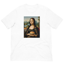 Monalisa Burger Unisex T-shirt Front Print