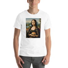 Monalisa Burger Unisex T-shirt Front Print