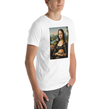 Monalisa Burger Unisex T-shirt Front Print