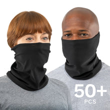 50-10000 Pcs Black USA Face Defender Neck Gaiters Wholesale Bulk Lots Masks by Design Express