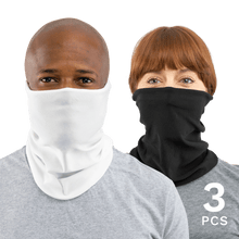 3 Pcs USA Face Defender Neck Gaiters Masks by Design Express