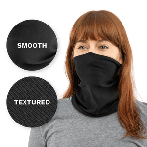 50-10000 Pcs Black USA Face Defender Neck Gaiters Wholesale Bulk Lots Masks by Design Express