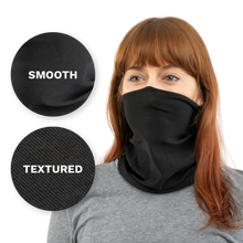 Black USA Face Defender Neck Gaiters (Buy More, Save More!) Masks by Design Express