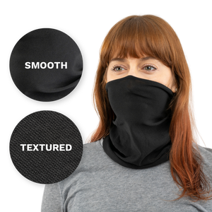 Black USA Face Defender Neck Gaiters (Buy More, Save More!) Masks by Design Express