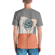 Soft Flower Line Men's T-shirt by Design Express