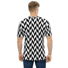 Chevron Flip Pattern Men's Full Print T-shirt by Design Express