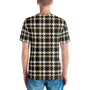 Houndstooth Large Pattern Full Print T-shirt by Design Express