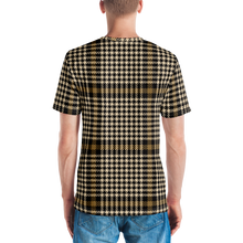 Herringbone Glen Plaid Pattern Full Print T-shirt by Design Express