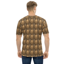 Golden Art Deco Pattern All-Over Print Men's T-shirt by Design Express