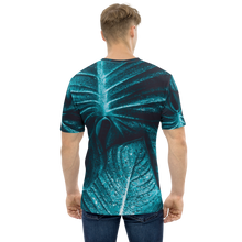 Turquoise Leaf Men's T-shirt by Design Express