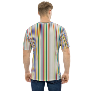 Colorfull Stripes Men's T-shirt by Design Express