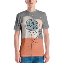 XS Soft Flower Line Men's T-shirt by Design Express