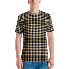 XS Herringbone Glen Plaid Pattern Full Print T-shirt by Design Express