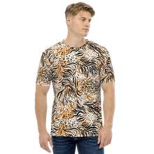 XS Tiger Seamless Pattern All-Over Print Men's T-shirt by Design Express