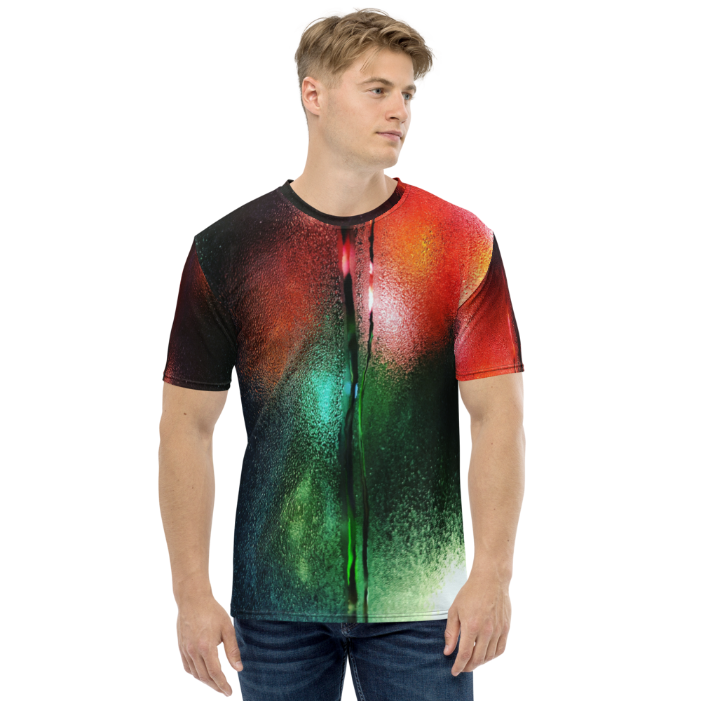 XS Rainy Bokeh Men's T-shirt by Design Express