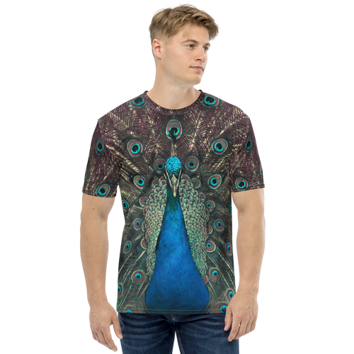 XS Peacock Men's T-shirt by Design Express