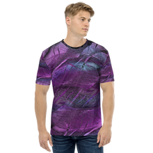 XS Purple Feathers Men's T-shirt by Design Express