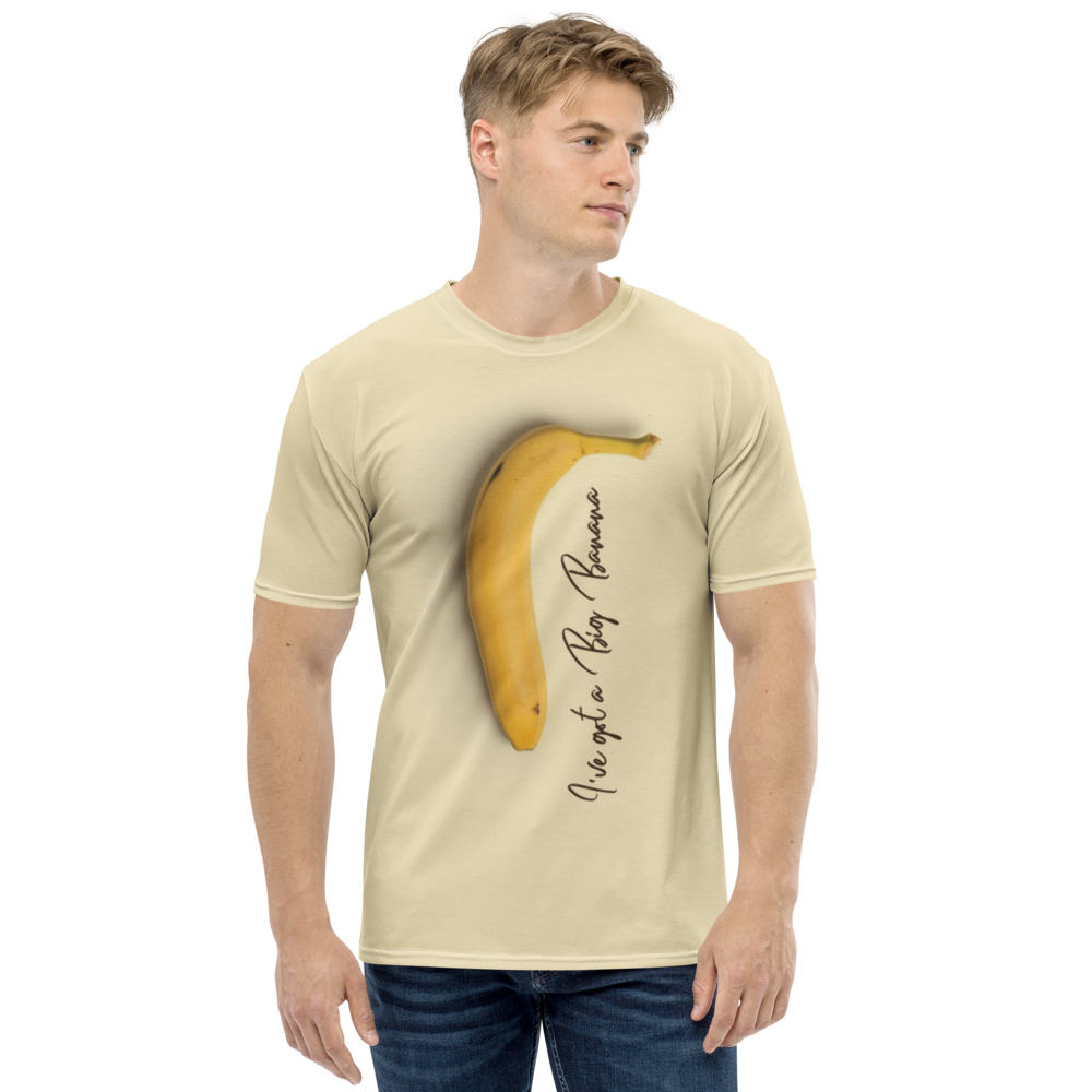 XS I've got a big banana Full Print Men's T-shirt by Design Express