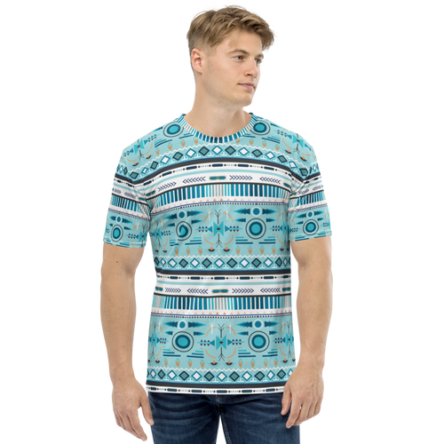 XS Traditional Pattern 05 Full Print Men's T-shirt by Design Express