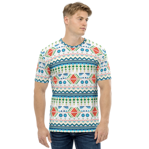 XS Traditional Pattern 06 Full Print Men's T-shirt by Design Express