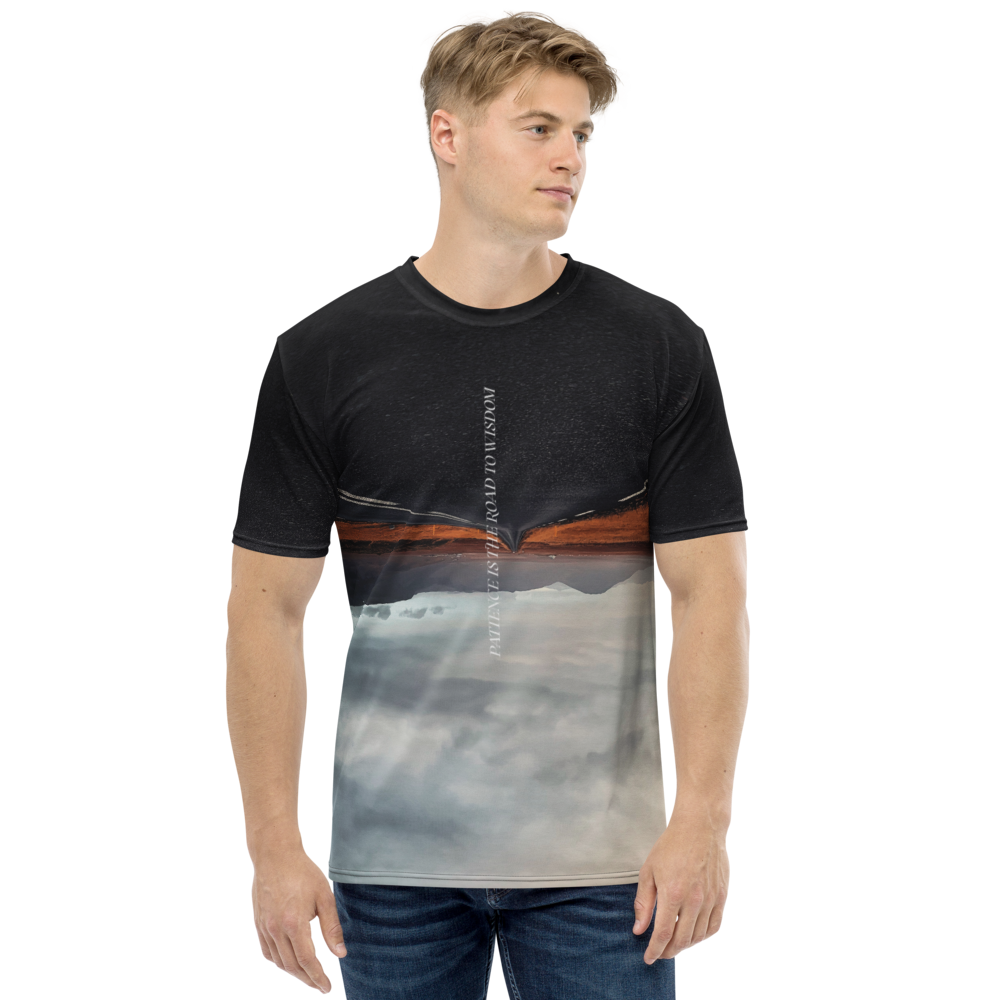 XS Patience is the road to wisdom Men's T-shirt by Design Express