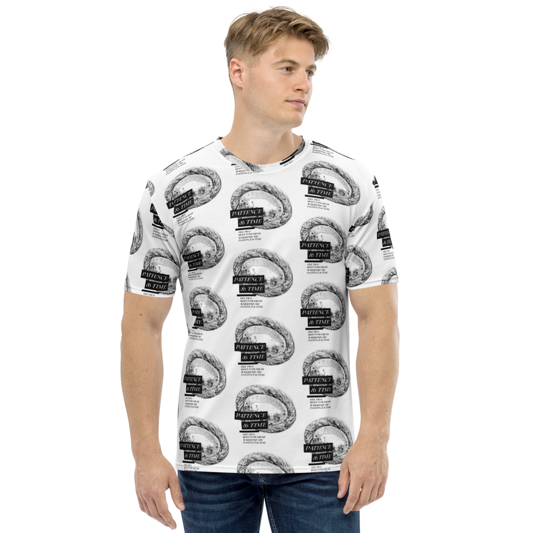 XS Patience & Time All-Over Print Men's t-shirt by Design Express