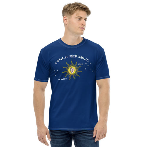 Conch Republic Key West All-Over Print Men's Crew Neck T-Shirt