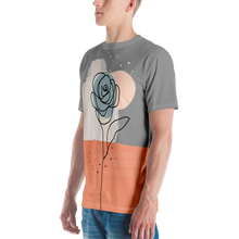 Soft Flower Line Men's T-shirt by Design Express