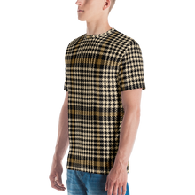 Herringbone Glen Plaid Pattern Full Print T-shirt by Design Express