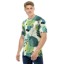 Fresh Tropical Leaf Pattern Full Print T-shirt by Design Express