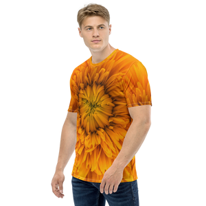 Yellow Flower Men's T-shirt by Design Express