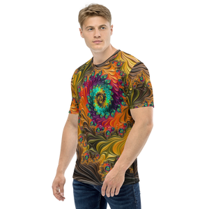 Multicolor Fractal Men's T-shirt by Design Express