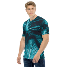 Turquoise Leaf Men's T-shirt by Design Express