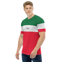 Italy Horizontal Men's T-shirt by Design Express