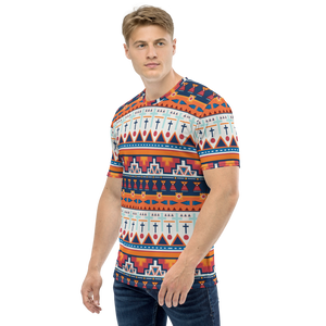 Traditional Pattern 01 Full Print Men's T-shirt by Design Express