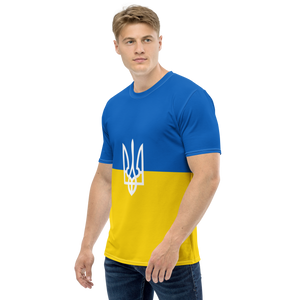 Ukraine Trident Men's T-shirt by Design Express