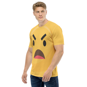 Shock Emoji All-Over Print Men's Crew Neck T-Shirt