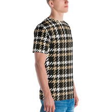 Houndstooth Large Pattern Full Print T-shirt by Design Express