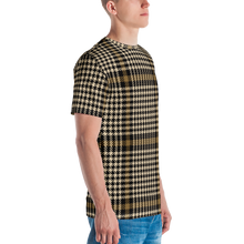 Herringbone Glen Plaid Pattern Full Print T-shirt by Design Express