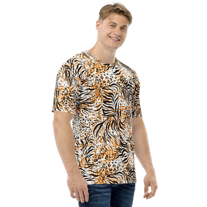 Tiger Seamless Pattern All-Over Print Men's T-shirt by Design Express