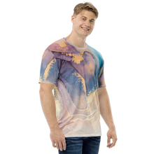 Soft Marble Liquid ink Art Full Print T-shirt by Design Express